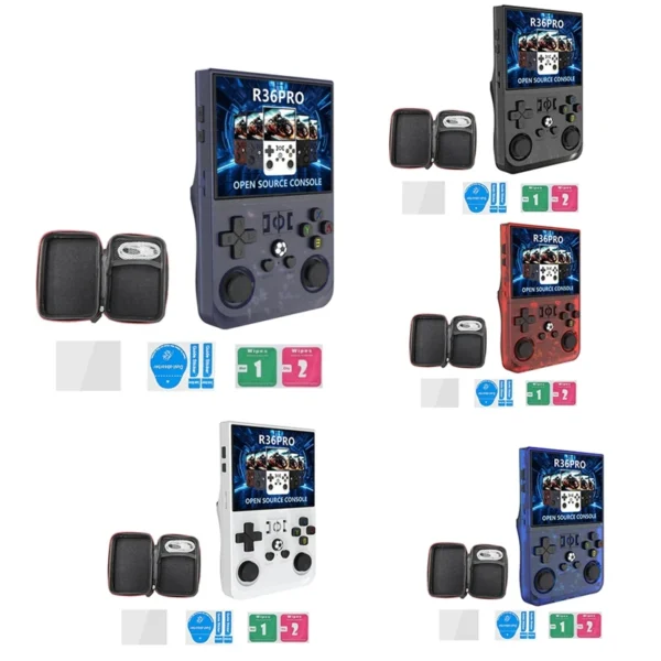 kf-S048b1fcc15ad4dc4b529b756c243e89bE R36PRO Handheld Retro Game Console 128GB 3.5Inch HD Screen Portable Pocket Video Player Supports 30+ Emulators E