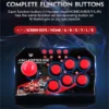 kf-S17d92ab949da4d9b824e00d28e04f14cd 4 in 1 Retro Arcade Station Fighting Stick Game Joystick Controller USB Wired Rocker for PS3/Switch/PC/Android Games Console