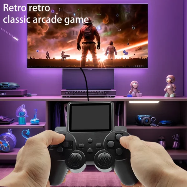 S10 Handheld Game Console Built-in 520 Classic Games Portable Retro Game Player with Rechargeable Battery Gifts for Boys Girls