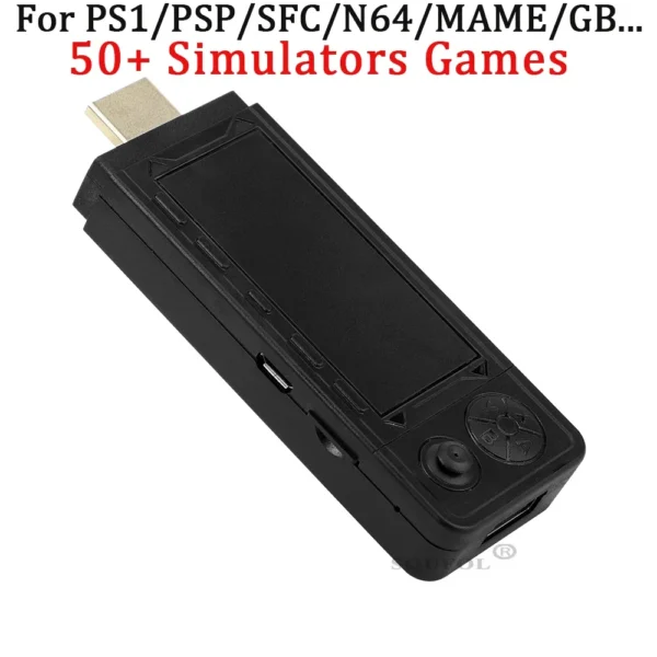 X9 PRO Retro Game Stick Video Game Console 4K TV HD 50000 Games 50+ Emulators For PS1/PSP/SFC/N64 Dual 2.4G Wireless Controller