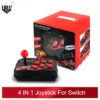 kf-S507ce479e27240d7922121c8243d5402q 4 in 1 Retro Arcade Station Fighting Stick Game Joystick Controller USB Wired Rocker for PS3/Switch/PC/Android Games Console