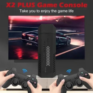 kf-S58015d2353fb4e7d95d00c194eb625cdX X2 Plus 4K Retro Game Console 128GB 40000+ Games - Wireless Controller for PS1/N64/DC, 50 Emulators HD TV Stick