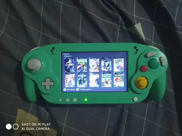 2024 New 5 inch IPS LCD Arcade Game console Modified For Nintendo Wii/Gamecube Portable Handheld with Case and Charger