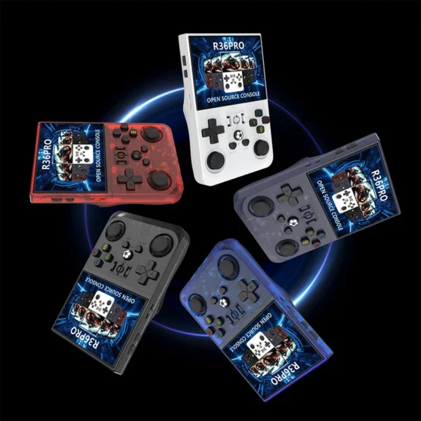kf-S67b8fce3694744b993679bc8761a6968U R36PRO Handheld Retro Game Console 128GB 3.5Inch HD Screen Portable Pocket Video Player Supports 30+ Emulators E