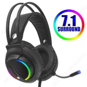 kf-S80abf495c26b4fe581310e58745b7bc1p Gaming Headset Gamer 7.1 Surround Sound USB 3.5mm Wired RGB Light Game Headphones with Microphone for Tablet PC Xbox One 360