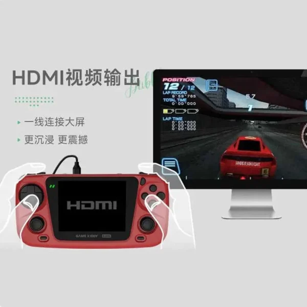 Gkd Kiddy Bubble 3.5 Inch 4000ma Rk3566 Processor Hdmi Video Output Portable Retro Nostalgic Handheld Arcade Game Machine Gifts