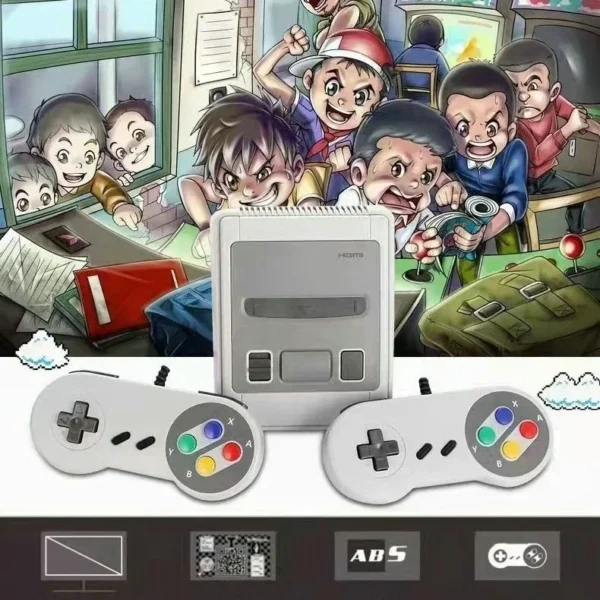 kf-S84534d067676483593abcdcfcbb8541fN SFC620 Retro TV Game Console Retro Handheld Game Player Built-In 620 Classic Games Video Game Console with Boy Gift