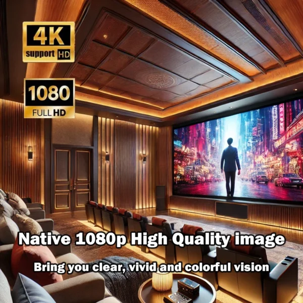 2025 new Projector Android 4K 1280*1080P HD LCD Dual Wifi Video Portable Outdoor home hd led proyector cine en casa play games