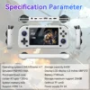 G28 handheld game console landscape square screen portable retro nostalgic open source handheld PSP arcade dual joystick