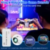 2025 4K Retro Game Stick 64GB Memory Card 20000+Games 23 Emulators Plug-and-Play Double 2.4GHz Wireless Game Controller