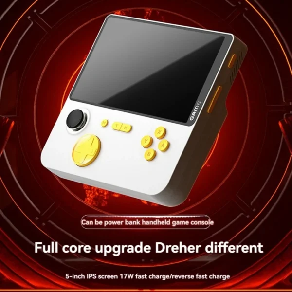 Best-E5 Handheld Video Game Console 64G 15000 Games 5Inch HD Retro Game Console 6000Mah Support 13 Emulators