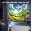 2025 new Projector Android 4K 1280*1080P HD LCD Dual Wifi Video Portable Outdoor home hd led proyector cine en casa play games