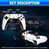 2025 4K Retro Game Stick 64GB Memory Card 20000+Games 23 Emulators Plug-and-Play Double 2.4GHz Wireless Game Controller