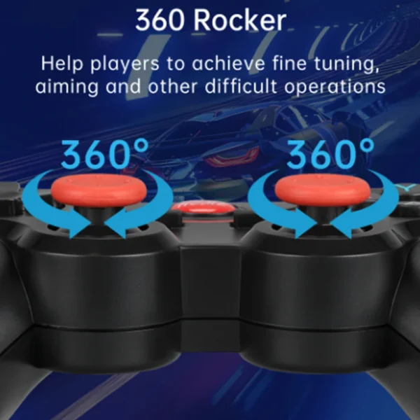 kf-Sc526c1c54b1c498baf9b9957e12a836dA MG09/X3 Mobile Game Controller for Android, Wireless Key Mapping Joystick Gamepad for Call of Duty & PUBG Mobile & More