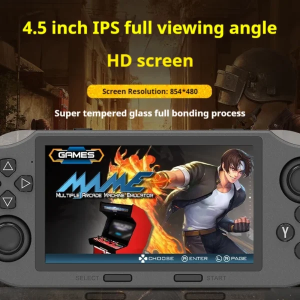 kf-Sdbf5dbdf2aad4b9aba0247cac37e8d89V 5 Inch High Definition Screen Sf3000 Handheld Gba Arcade Key Mappings R36s King Of Fighters Landscape Color Handheld Machine