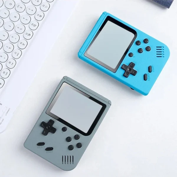 kf-Se0d6014d5cf849baa5e6f92dc8f308b6U Retro Portable Mini Handheld Video Game Console 8 Bit 3.0 Inch Color LCD Kids Color Game Player Built in 500 Games