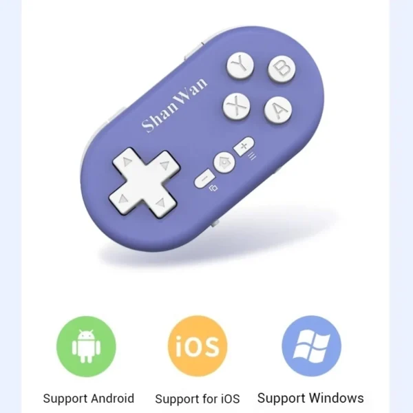 ShanWan leichte Mini Wireless Bluetooth Sammler Spiel-Controller tragbare Multi-Plattform drahtlose Konnektivität