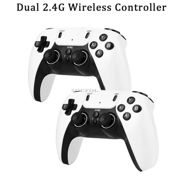 X9 PRO Retro Game Stick Video Game Console 4K TV HD 50000 Games 50+ Emulators For PS1/PSP/SFC/N64 Dual 2.4G Wireless Controller