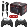 X2 Plus 4K Retro Game Console 128GB 40000+ Games - Wireless Controller for PS1/N64/DC, 50 Emulators HD TV Stick
